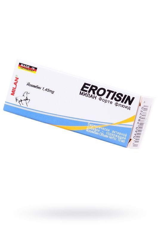 Капли для повышения либидо Milan Forte fluid, Erotisin, 10 мл дешево