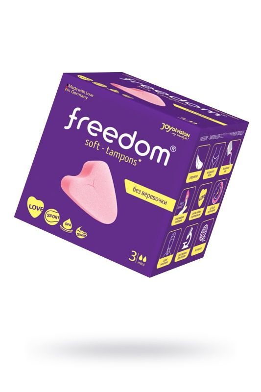 Тампоны женские гигиенические FREEDOM Mini, 3 шт дешево